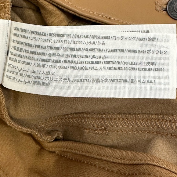 Abercrombie & Fitch Curve Love Faux Leather ’90s Straight Ultra High Rise SZ 22S - Picture 6 of 13